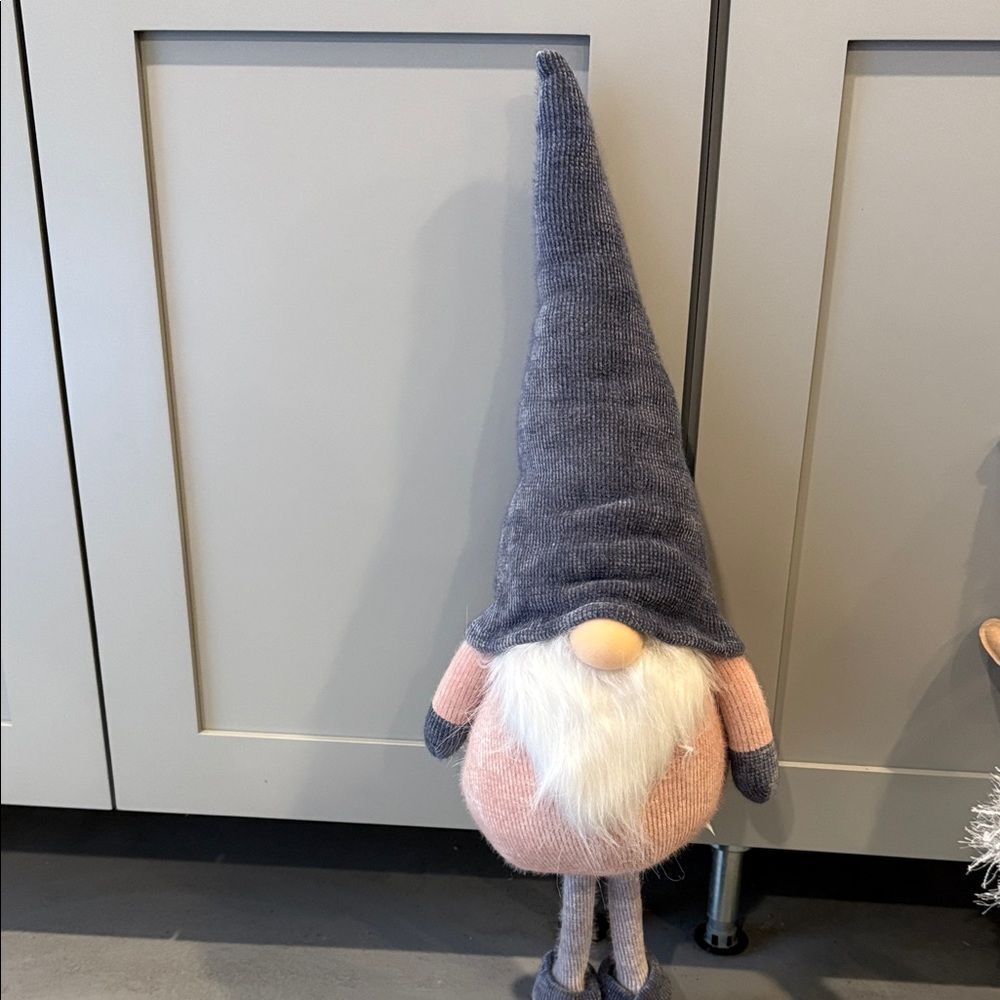 Nordstrom Gray and Pink Holiday Gnome